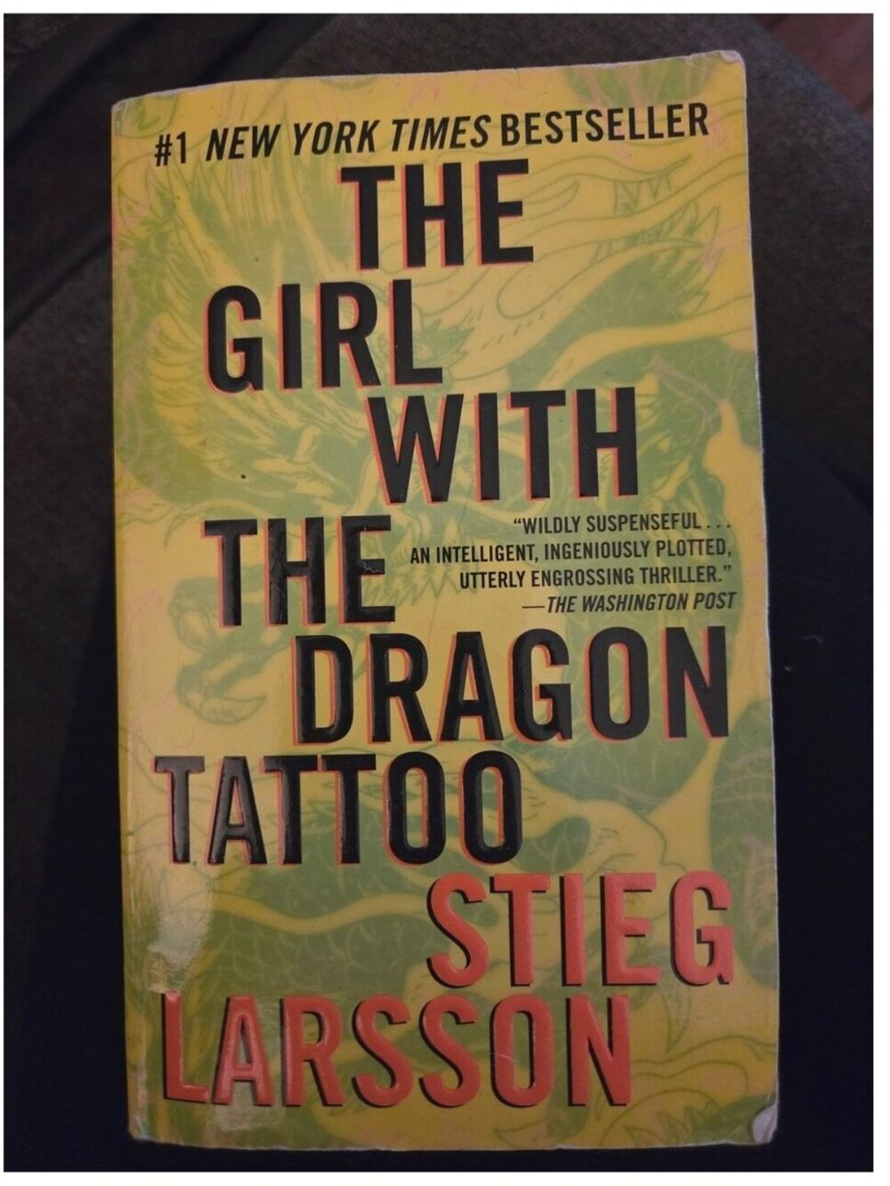 The Girl With the Dragon Tattoo Stieg Larsson Paperback Thriller